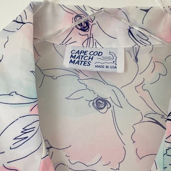 Vintage 80s Cape Cod Match Mates Sz L - Picture 3 of 3